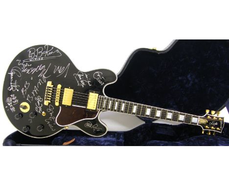 B.B. King played and signed - 2005 Gibson B.B. King 'Lucille' model electric guitar, made in USA, ser. no. 00335706, used by 