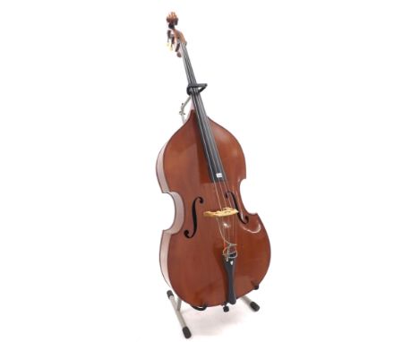 Good mid 20th century French Thibouville-Lamy double bass This instrument used to belong to Wes Hunter (see also lots 82-87) 