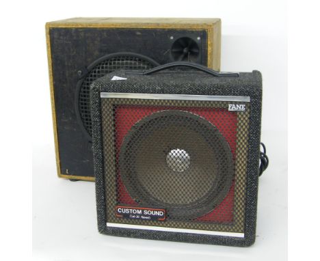 Custom Sound Cub 30 reverb guitar amplifier, made in England, ser. no. 30063, with Fane speaker, appears to be in working ord