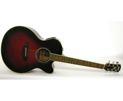 Yamaha Compass Series CPX700 II DSR electro-acoustic guitar, made in China, ser. no. HHY151157, electrics appear in working o
