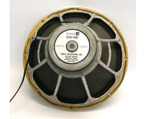Vintage Celestion G15/100 8ohm amplifier speaker