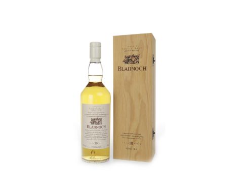 BLADNOCH AGED 12 YEARS FLORA & FAUNA - FIRST EDITION Active. Wigtown, Dumfries and Galloway. 70cl, 43% volume, in wooden box.