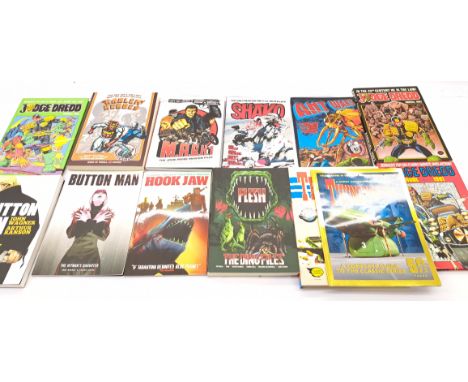 TV &amp; Film related Comic Book &amp; Annuals Including: Flesh The Dino Files, Shako, Ants Wars, Button Man, Hook Jaw, Harle