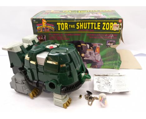 Bandai Power Rangers Tor The Shuttle Zord, unchecked for completeness or correctness, within Fair packaging, Good to Good Plu