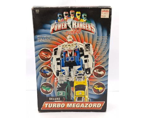 Bandai, Saban's Power Rangers Turbo - Deluxe Turbo Megazord, unchecked for completeness or correctness, missing accessories (