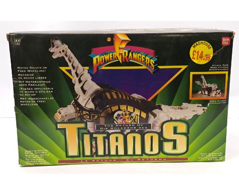 Bandai Power Rangers - The Return of Titanos, unchecked for completeness or correctness, within Fair to Good packaging, Good 