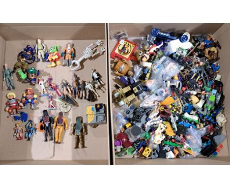Tonka, Mattel, LFL assorted action figure group including Star Wars, Lion Heart, Masters of the Universe, Anime, plus others,