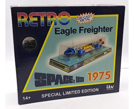 Sixteen 12 Collectables Retro diecast Space 1999, 1975 Eagle Freighter reissue model, LE 1000, Near Mint, within Excellent to