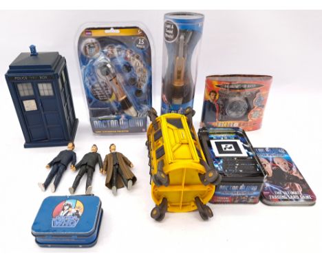 Applause, Doctor Who collectibles group including: The Eleventh Doctors Screwdriver, Sonic Screwdriver Projector, The Doctor'