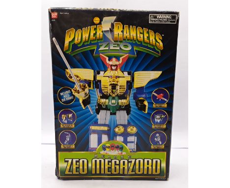 Bandai Power Rangers Zeo - Deluxe Zeo Megazord, unchecked for completeness or correctness, within Fair to Good packaging, Goo