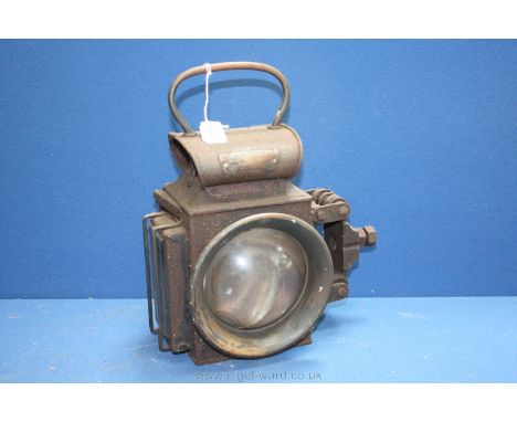 A Railway Lamp by A & R Oldfield Birmingham