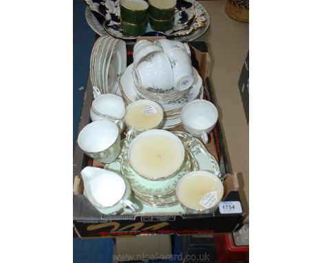 A part Duchess Tea Set comprising five Cups, six Saucers, six Tea Plates, two Sandwich Plates, and a Cream Jug, together with