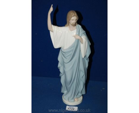 A Nao figurine of Jesus Christ, 14'' tall.