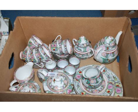 A quantity of oriental china including Teaset for six, Coffee Set for six and a quantity of Tea Plates, Cream Jug and Sugar B