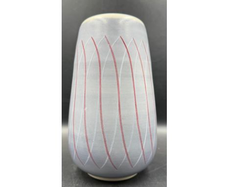 A Poole Pottery freeform vase, pattern number 685, height 19.5cm