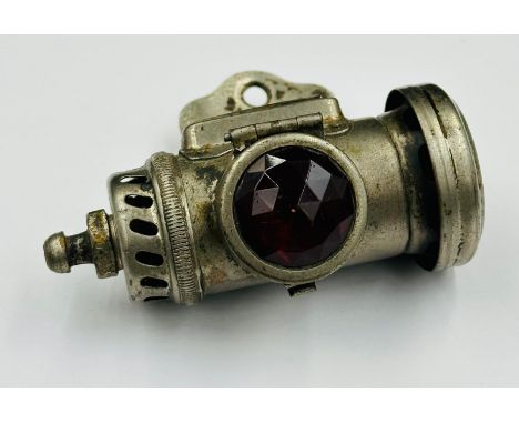 A Joseph Lucas Chromed cycle rear light No 344