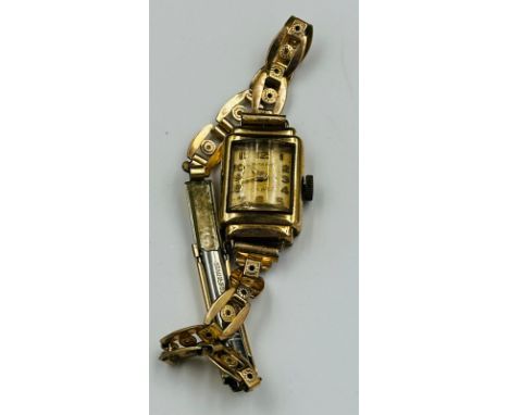 A Rotary Ladies 9ct gold watch.
