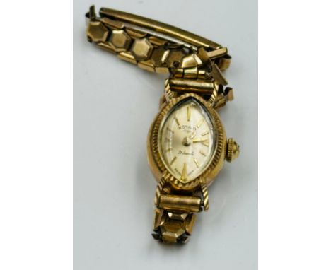 A Ladies Rotary 9ct gold wristwatch
