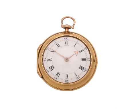 A FINE GEORGE III GOLD PAIR-CASED POCKET WATCH WITH CYLINDER ESCAPEMENTThomas Mudge and William Dutton, hallmarked London 178