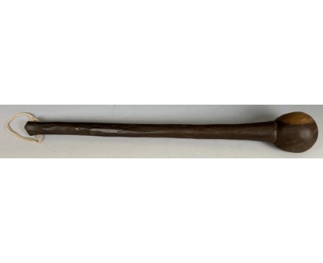 An African lignum vitae knobkerrie, 49 cm 