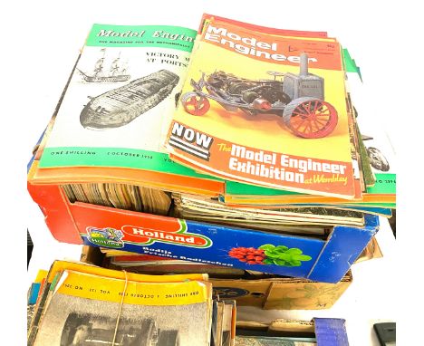Large selection of vintage and later magazines includes model engine etc 