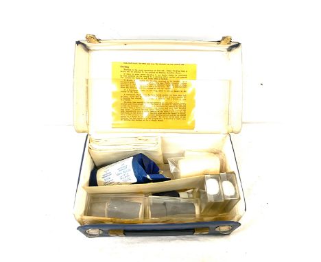 Vintage AA medical car kit, with contents 