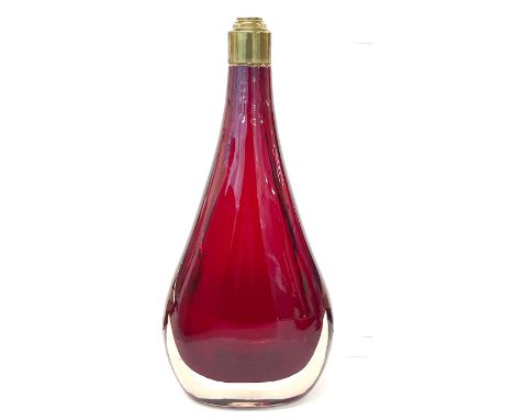 Vintage Murano glass lamp base, approximate height 10.5 inches 