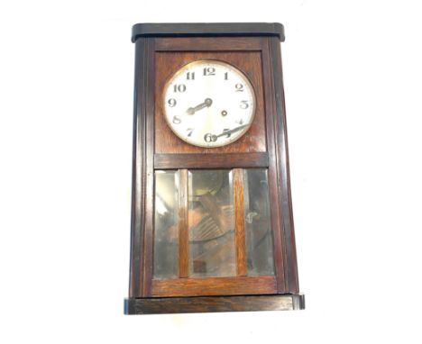 Vintage wall hanging 2 key hole wall hanging clock 