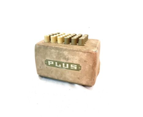 Vintage bell punch company plus adding machine 