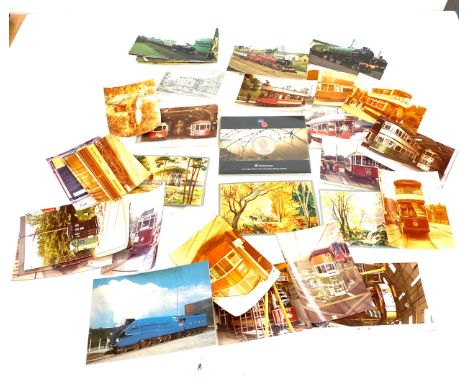 Selection vintage postcards etc 