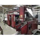 1987 King Press Corp. F11A-2-7-87-CH-75 Color King 2-Color offset Web Printing Press