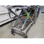 Mobile Scissor Lift Table, 24" X 37"