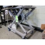 Mobile Scissor Lift Table, 24" X 37"