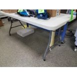 Poly Top Folding Table, 30" X 72"
