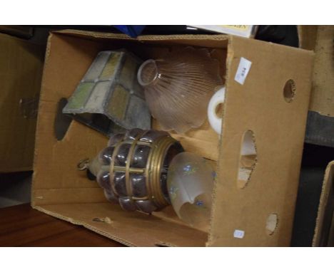 BOX VARIOUS GLASS CEILING LIGHT SHADES
