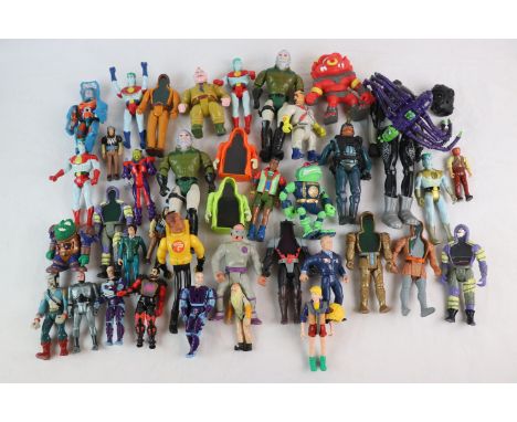 Large collection of 1980s/1990s TV/Film related action figures to include 8 x Tiger Electronics Captain Planet figures, Hasbr