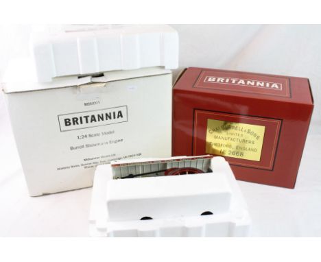 Boxed Midsummer 1:24 Britannia Burrell Showmans Engine diecast model, box &amp; diecast vg 