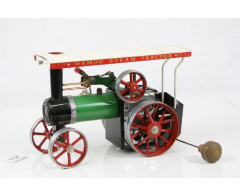 Mamod Steam Tractor TE1A in green, vg