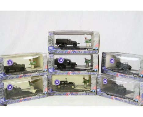 Seven boxed Solido ltd edn 50th Anniversary 1944-1994 Liberation of France diecast models to include Dodge Pick Up 44943, Cit