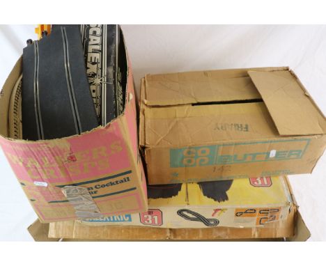 Scalextric - boxed Set 31, together with various loose track, cars, accessories etc, mixed condition