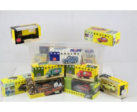 21 boxed 1:43/1:64 Lledo Vanguards to include Blaze Austin Allegro, 1950's - 1960's Classic Commercial vehicles, featuring Au