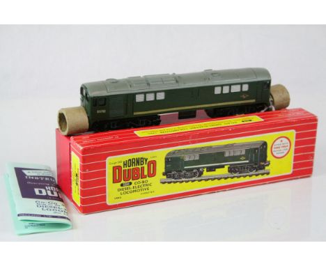 Boxed Hornby Dublo 2233 Co Bo Diesel Electric Locomotive, weak engine advised, otherwise gd with gd box