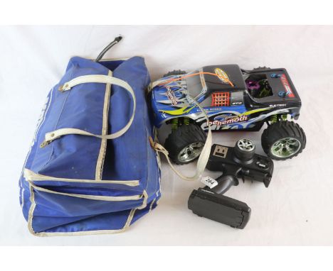 Wind Hobby Behemoth nitro powered radio controlled monster truck RTR 4WD with 27mhz radio control &amp; Tools etc contained w