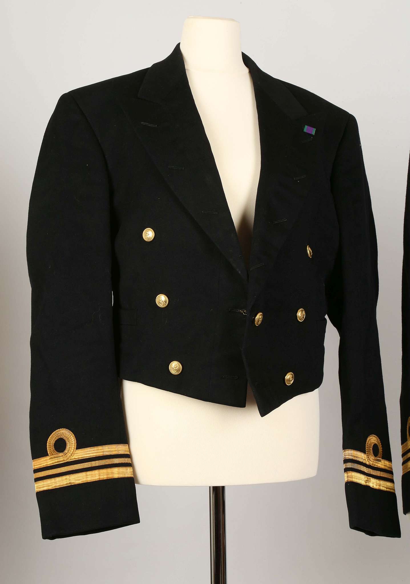 Royal Navy post war Lt. Commander's uniform, mess kit, jacket and beret