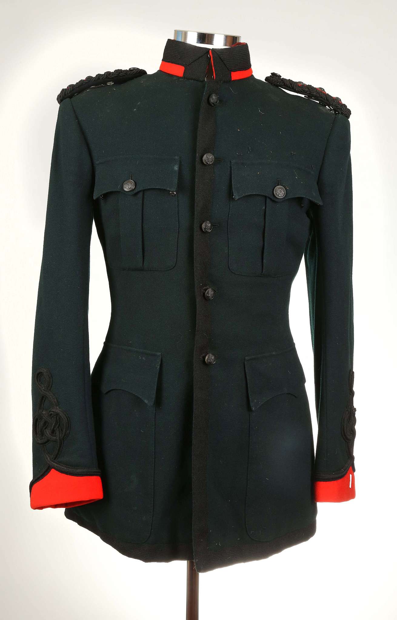 Royal Green Jackets Officer's No.1, dress uniform of jacket and