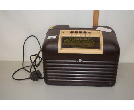 A vintage Bush bakelite cased radio