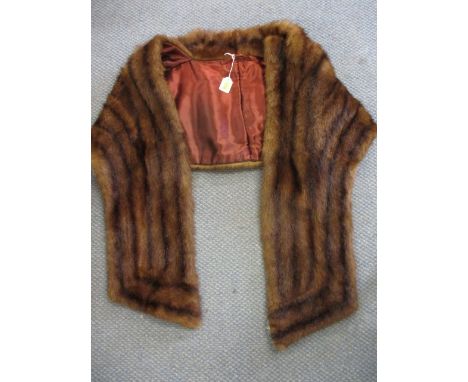 A vintage mink stole