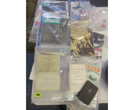 Military relate ephemera to include a Admiralty Manual of Seamanship 1964, a pamphlet from the Salonika Army and other epheme