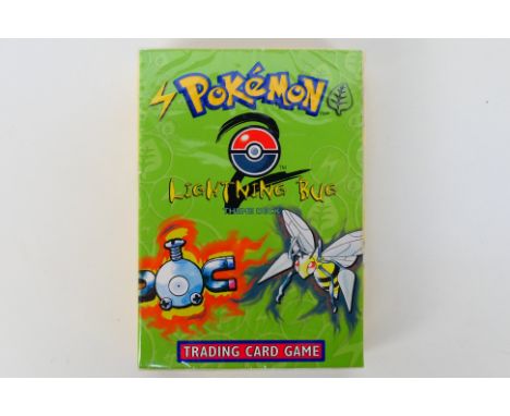 POKEMON - NINTENDO - Pokemon trading cards - Lighting Blue theme deck Base Set 2. The set appears to be factory sealed in its