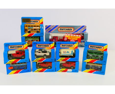 Matchbox - Limited Edition - Code-3 - A collection of boxed 1980s models including 5 x limited edition Special Collector's Mo